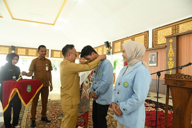 Terima 485 Mahasiswa Kukerta UNRI, Bupati Bengkalis Harap Jadi Agen Perubahan di Masyarakat