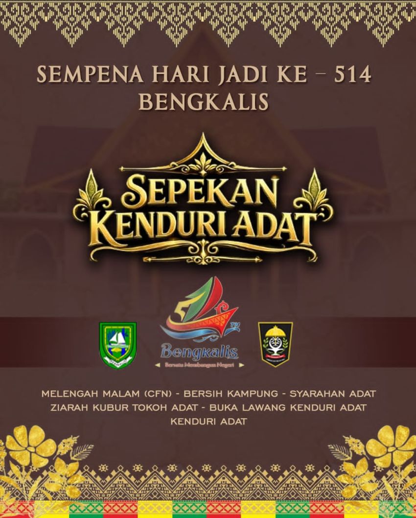 Semarak Hari Jadi Ke-514 Bengkalis: LAMR Gelar Sepekan Kenduri Adat Penuh Warna dan Budaya