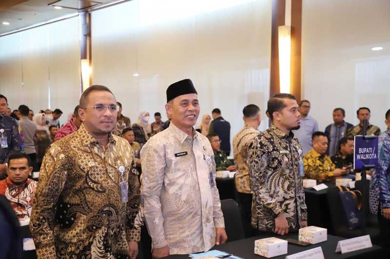 Dukung Swasembada Pangan, Bupati Herman Ikuti Rakornas Akselerasi Program Kerja Prioritas Nasional Sektor Kelautan dan Perikanan