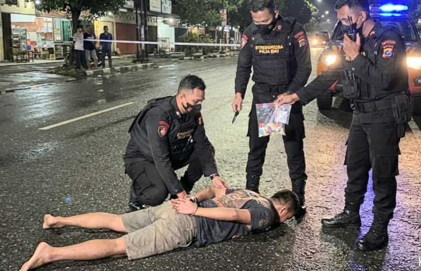 Serang Polisi, Pengedar Ekstasi di Pekanbaru Didor!