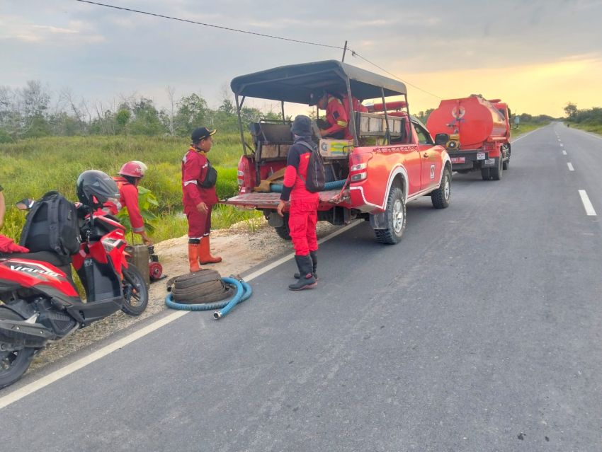Karhutla di Air Hitam Pekanbaru Berhasil Dipadamkan