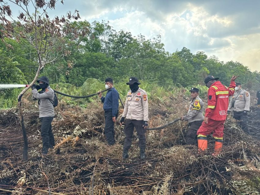 Dibantu Tiga Heli, Tim Gabungan Jinakkan 80 Hektare Karhutla di Bengkalis