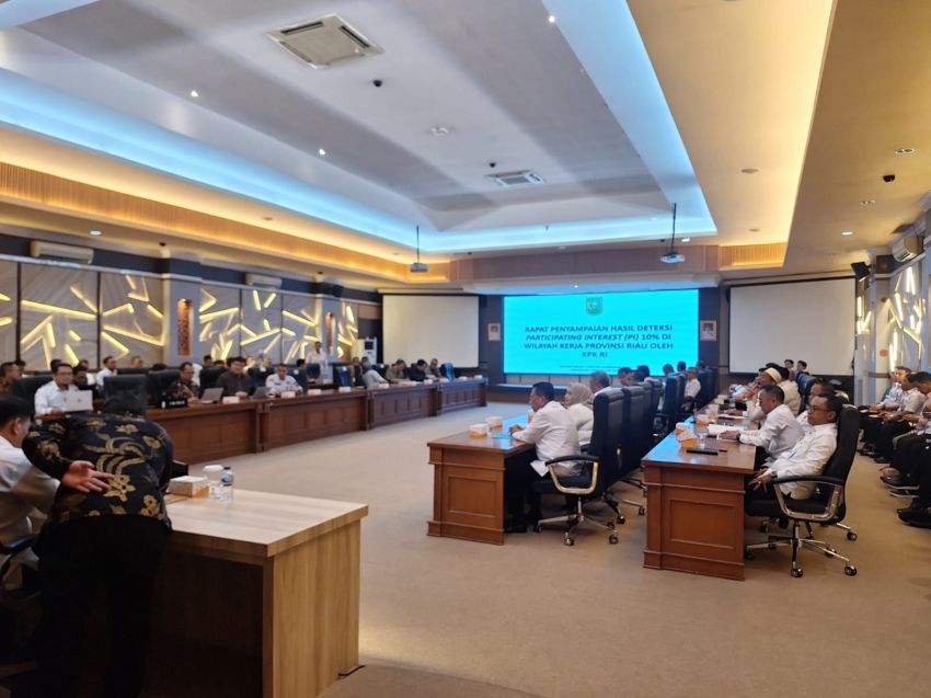Perjuangkan Hak Daerah, Bupati H. Bistamam Ikuti Rapat Evaluasi PI 10 Bersama KPK