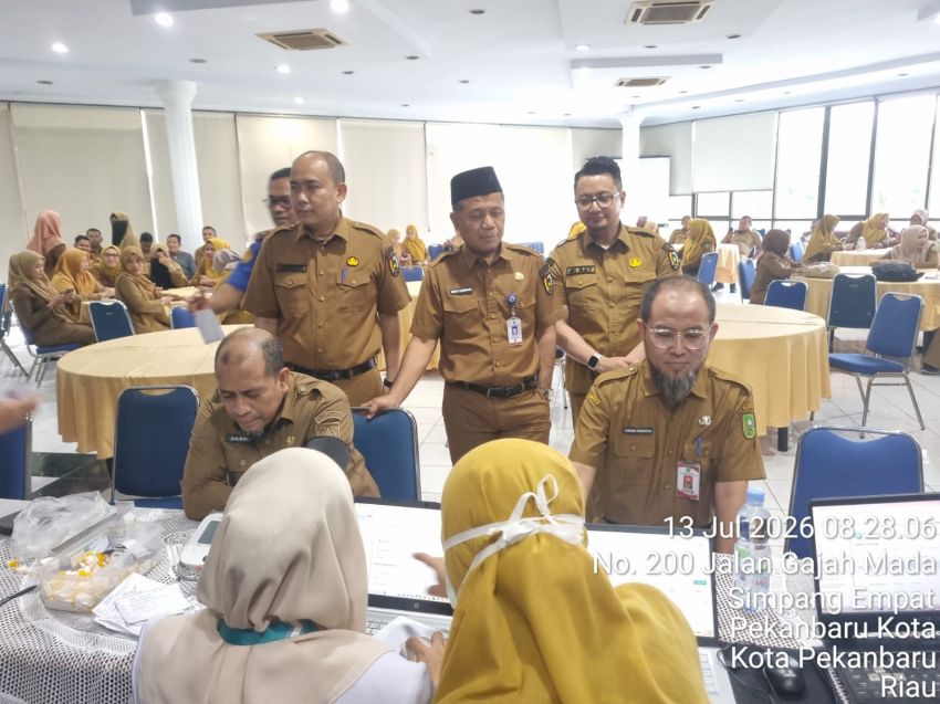 200 ASN Bappeda Ikuti CKG Sempena HUT Riau ke-69