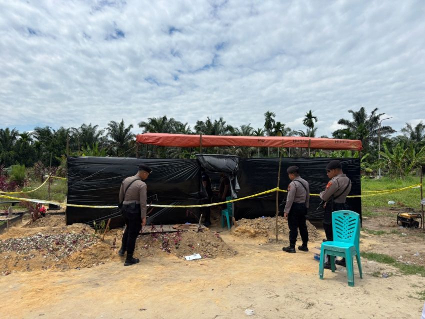 Ungkap Penyebab Kematian, Polisi Bongkar Makam Pelajar SMK di Pekanbaru