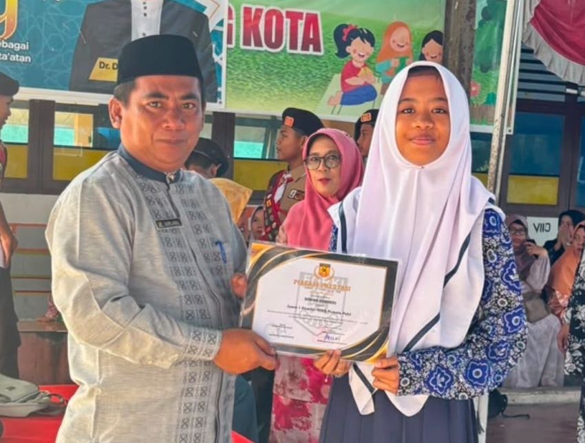 Siswi UPT SMP Negeri 1 Bangkinang Kota Sabet Prestasi Gemilang di Kejurwil Forki Se-Sumatera