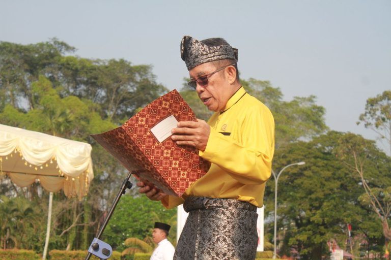 Peringatan Hari Jadi Riau ke-69, Anggota Komisi II DPRD Inhil Bacakan Visi Misi Riau 2025&ndash;2029