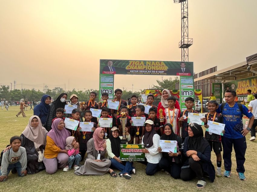 Luar Biasa! Tim Futsal SDN 024 Tarai Bangun Sabet Juara I Tiga Naga Championship Antar SD Se-Riau