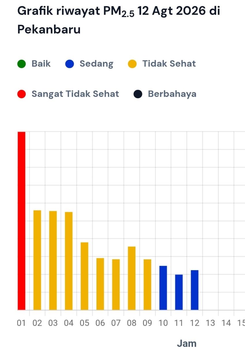 Penurunan Kualitas Udara Pekanbaru Bukan Dipicu Kebakaran Hutan