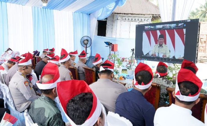 Presiden Prabowo Resmikan Jembatan Merah Putih Presisi, Kapolda Riau Laporkan 110 Jembatan untuk Rakyat