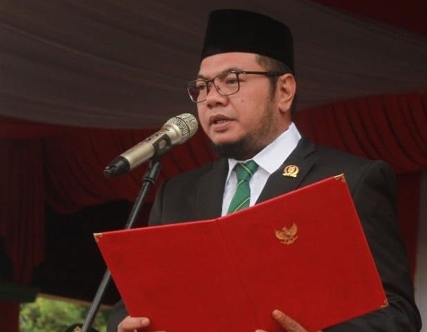 Ketua DPRD Inhil Iwan Taruna Hadiri Upacara Peringatan HUT RI ke-81