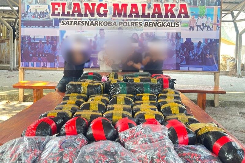Tim Elang Malaka Polres Bengkalis Gagalkan Penyelundupan Narkoba, Jumlahnya Fantastis!