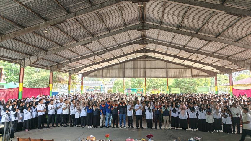 KPA Goes to School di SMP 6, Pemko Pekanbaru Waspadai Tren HIV/AIDS yang Mulai Menyasar Usia Muda