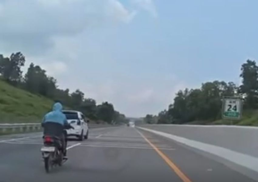 Pemotor Diduga ODGJ Terobos Tol Permai&nbsp;