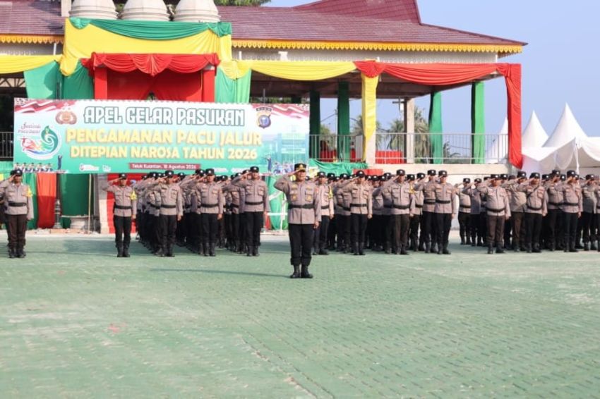 857 Personel Gabungan Amankan Festival Pacu Jalur 2026