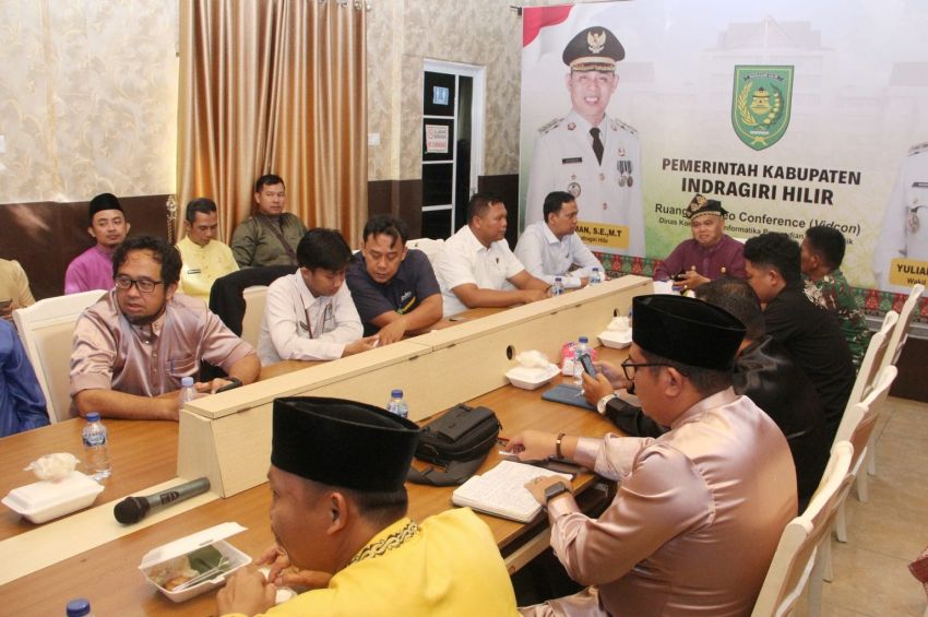 Pemkab Inhil Ikuti Rakornas Pengendalian Inflasi dan Sosialisasi Perubahan Regulasi Bantuan Perumahan Swadaya