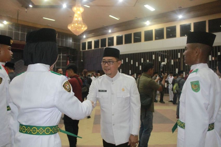 Waka I DPRD Inhil Hadir di Pengukuhan Paskibraka Kabupaten Indragiri Hilir Tahun 2026