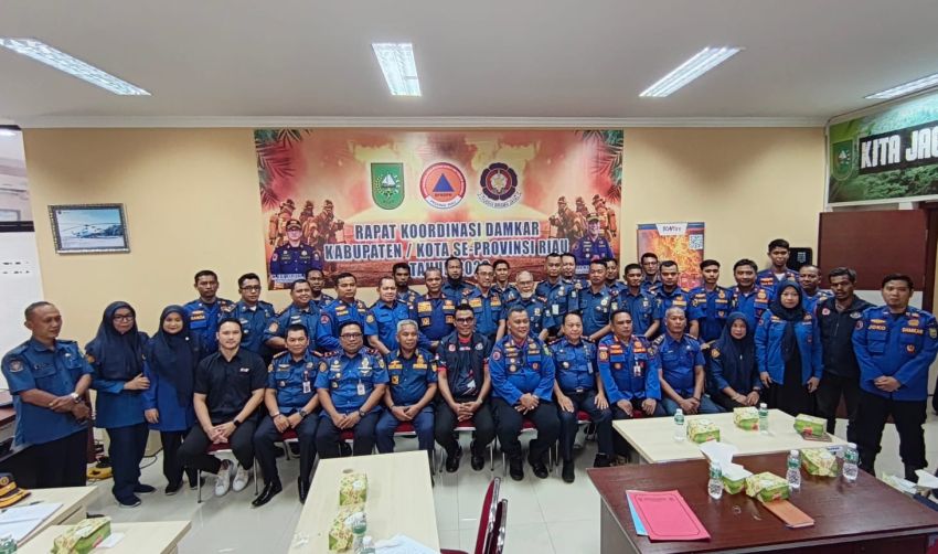 Perdana Digelar, Rakor Damkar Kabupaten Kota se-Riau Satukan Langkah Perkuat Penanganan Kebakaran