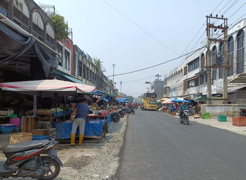 Ganggu Pembangunan Drainase, Pedagang di Jalan Teratai Diultimatum untuk Pindah