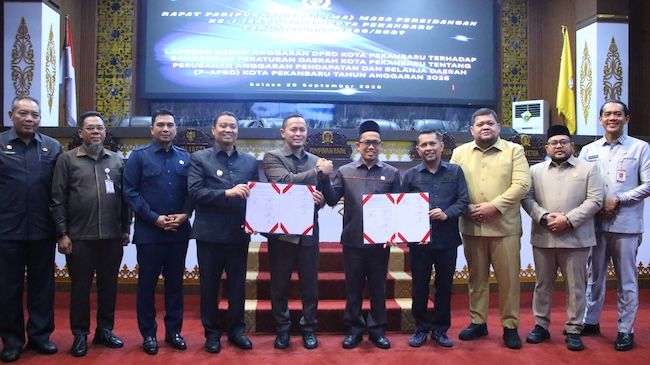 Naik Rp214 M, APBD-P Pekanbaru 2026 Disahkan Rp3,26 Triliun