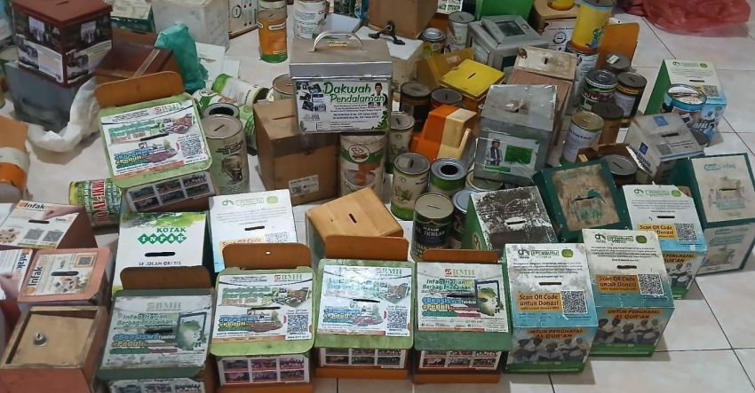 Polisi Temukan Puluhan Kotak Amal di Rumah Terduga Pelaku Pencurian