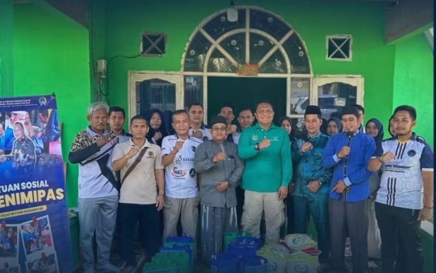 Lapas Pasir Pengaraian  Salurkan Sembako ke Pondok Pesantren