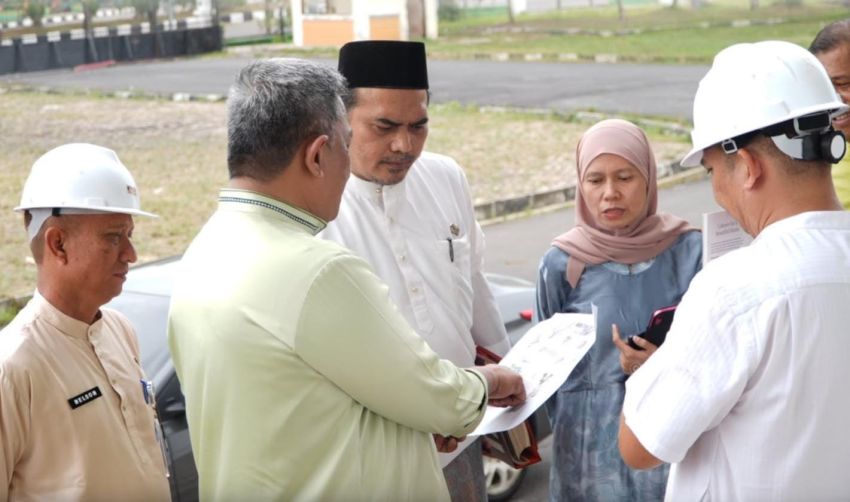 Bupati Anton Tinjau Langsung Pengerjaan MPP Rohul