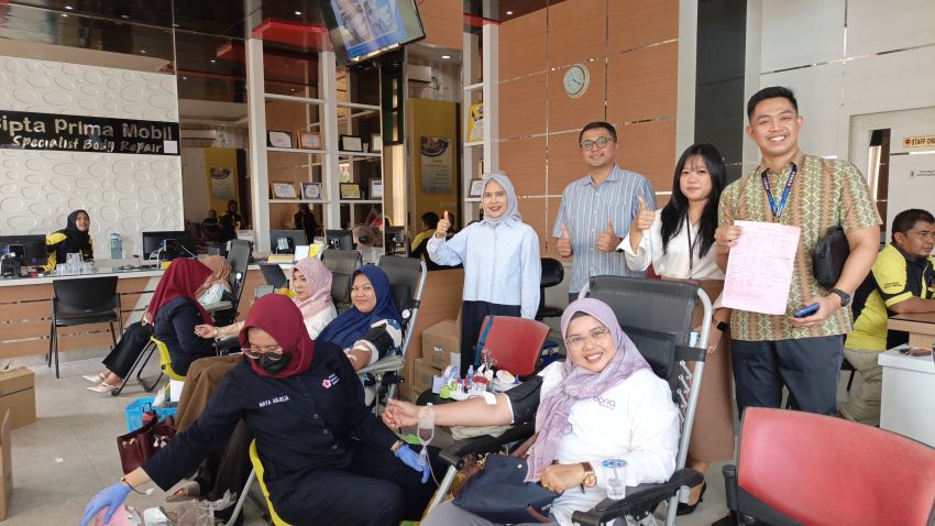 Sambut Hari Asuransi ke-20, AAUI Pekanbaru Gelar Donor Darah &lrm;