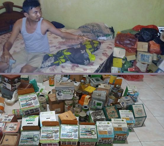 Polisi Geledah Rumah Oknum Pencuri Kotak Amal, Puluhan Barang Bukti Disita