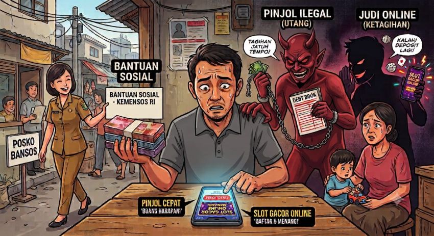 Penerima Bansos Agar tak Terlibat Pinjol dan Judol