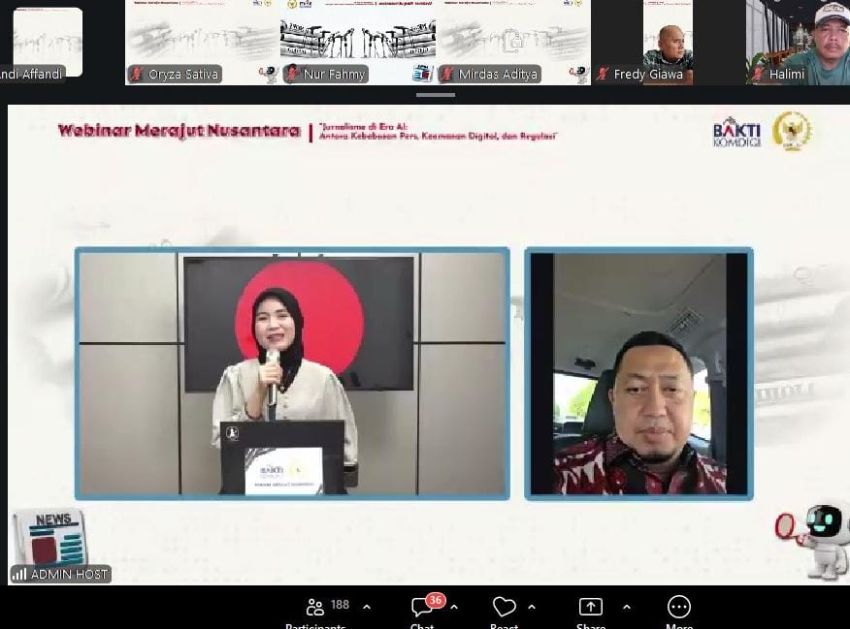 Minta Masukan Jurnalis, Syahrul Aidi dan Komdigi Fasilitasi Webinar Diskusi Publik Jurnalisme di Era AI