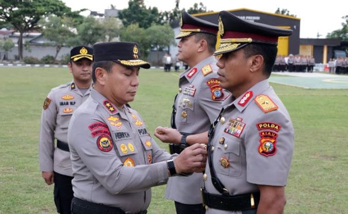 Sertijab Wakapolda Riau, Brigjen Simson Zet Ringu Emban Amanah Baru dan Tegaskan Komitmen Green Policing