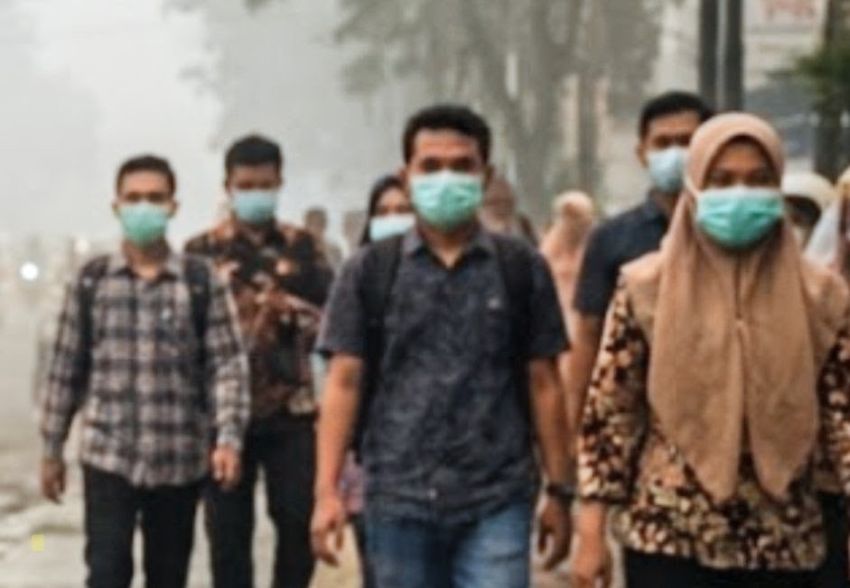 Sejak 24 Agustus 2026, Saat ini 13.850 Warga Pekanbaru Terjangkit ISPA Akibat Terpapar Kabut Asap