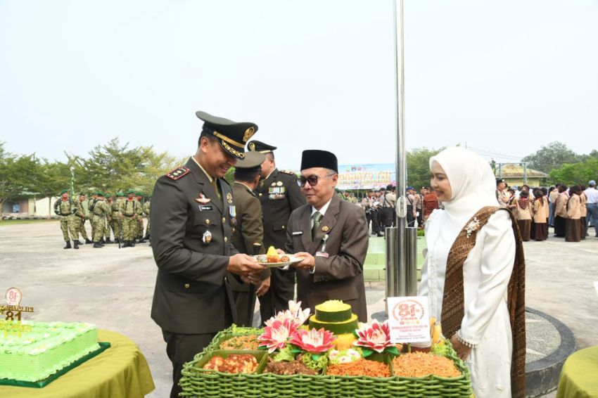 HUT ke-81 TNI, Kodim 0303/Bengkalis Teguhkan Komitmen Pengabdian untuk Bangsa