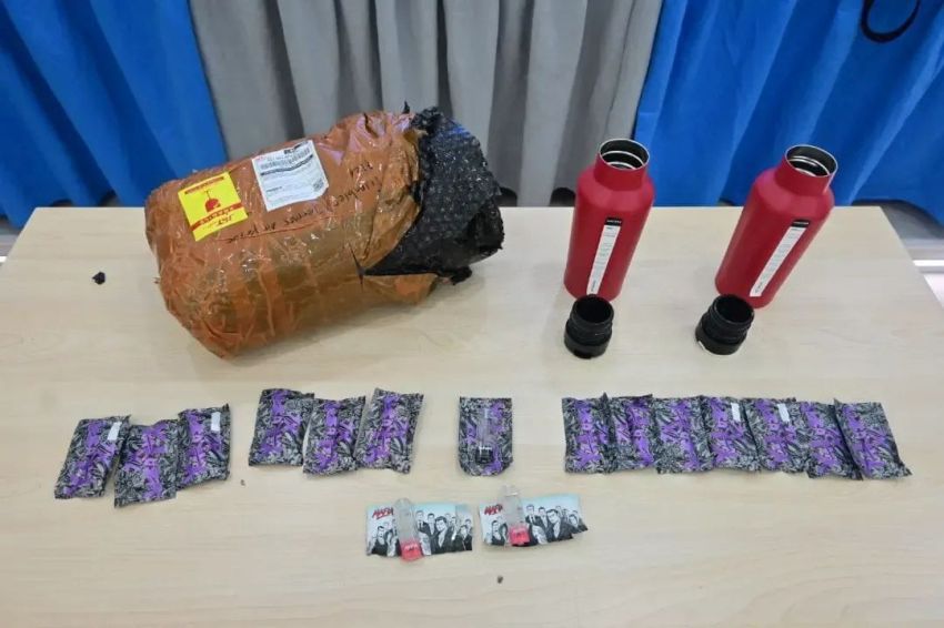 Pengiriman Narkoba Etomidate dari Bandara SSK II Pekanbaru Digagalkan