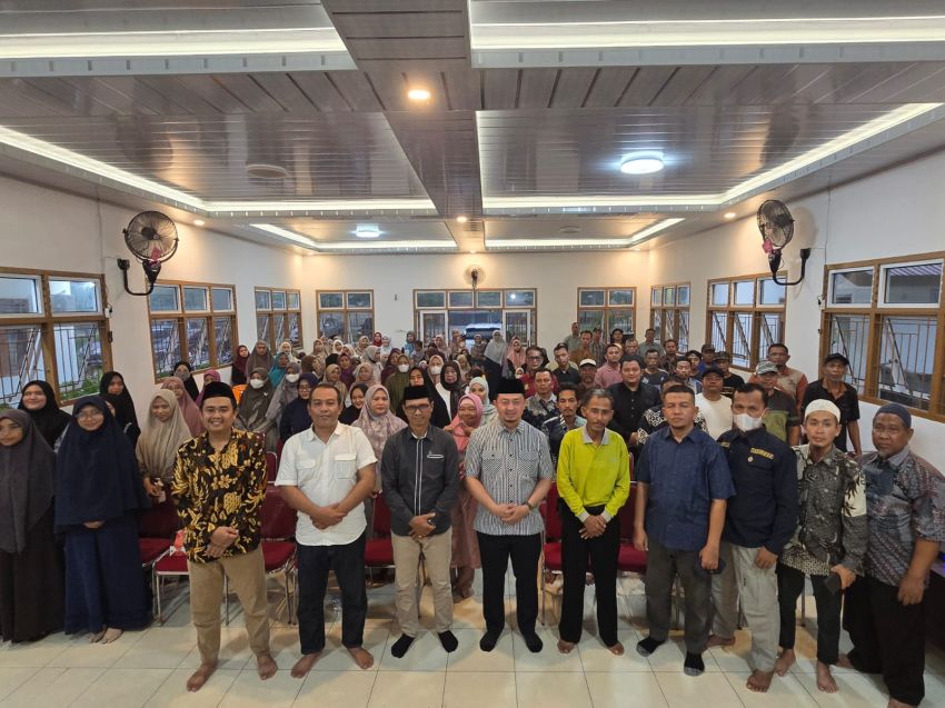 Silaturahmi dengan Warga Tapung, Syahrul Aidi Bakal Dorong Penanganan Jalan Lintas Petapahan&ndash;Simpang Golombang