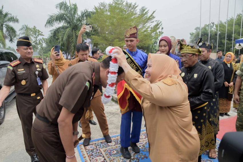 Bupati Kasmarni Sambut Kunjungan Kajati Riau di Negeri Junjungan