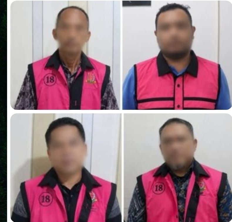 Kejari Rohul Tetapkan 4 Tersangka Kredit Fiktif Rp2,59 Miliar di BRK Syariah Dalu-Dalu