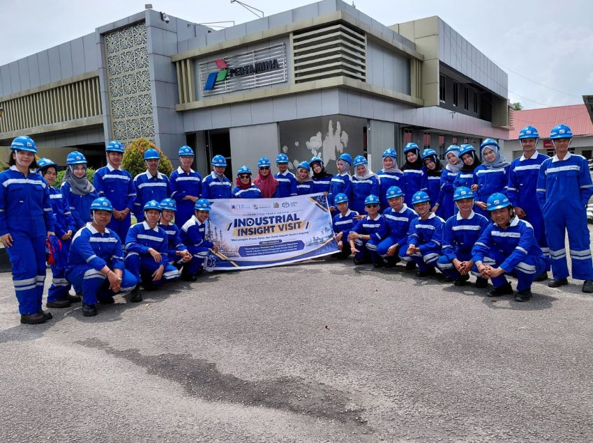 Perkuat Kompetensi Hadapi Dunia Kerja, HMTI ITB Riau Pesisir Gelar Kunjungan Edukatif ke Kompleks Kilang Dumai