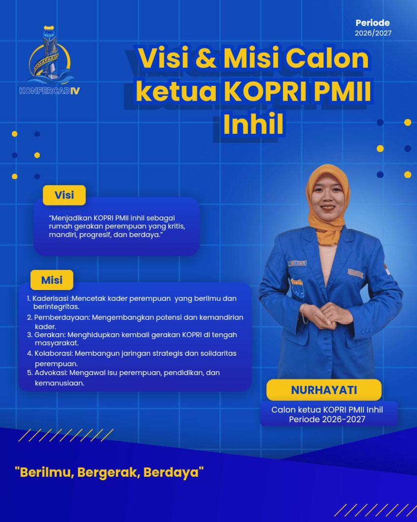 Nurhayati Bertekad Wujudkan KOPRI PMII Sebagai Rumah Gerakan Perempuan yang Kritis, Mandiri, Progresif dan Berdaya