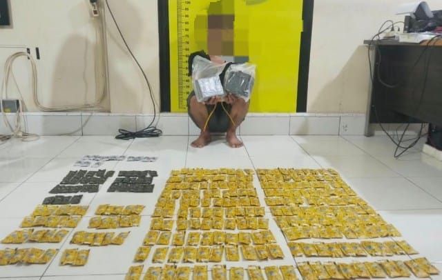 Polda Riau Sita 2,1 Kilogram Sabu serta 284 Catridge Diduga Etomidate di Pekanbaru, Satu Tersangka Diamankan
