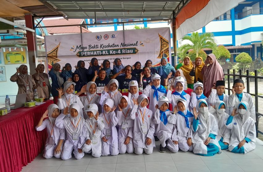 PERHATI-BKL Gelar Pelatihan Dokter Cilik  di UPT SD Negeri 024 Tarai Bangun