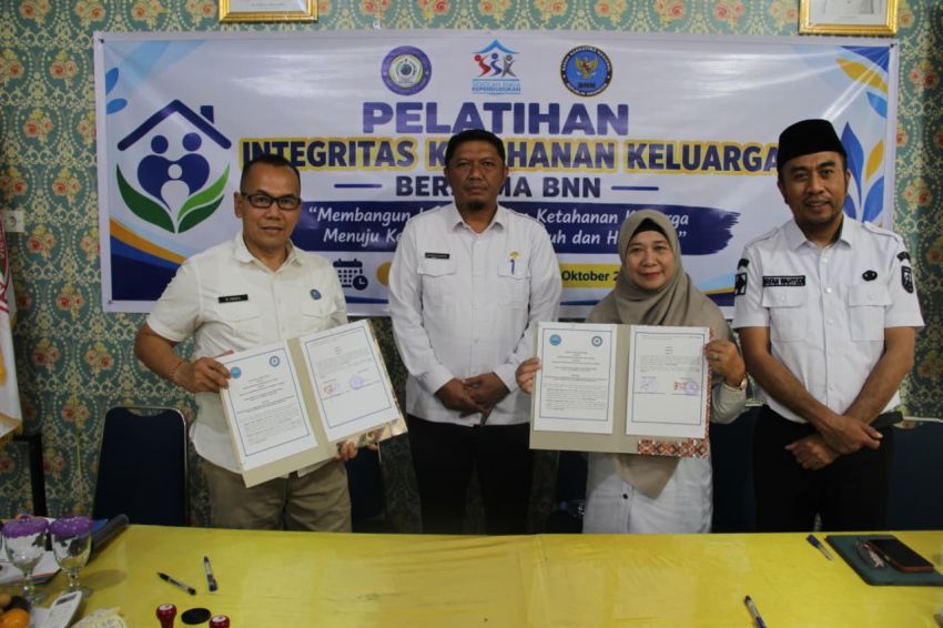 Ciptakan Lingkungan Belajar Sehat, BNN Dumai Resmikan Kemitraan P4GN di SMP Negeri 2