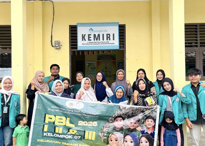 Kelompok 7 PBL Mahasiswa UHTP Gelar Pengabdian Masyarakat di RW 7 Kelurahan Simpang Baru