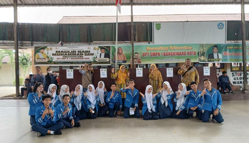 UPT SMP Negeri 1 Bangkinang Kota Gelar Pemilihan Ketua OSIS Periode 2026-2027