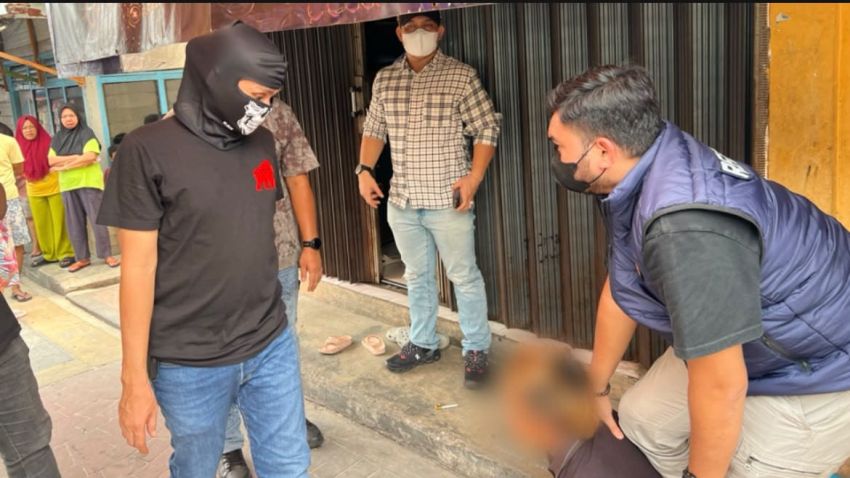 Operasi Gabungan di Kampung Narkoba Pekanbaru, Enam Pria Terjaring