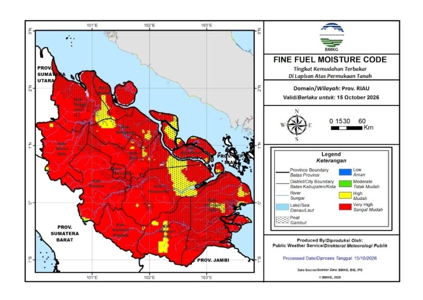 Waduh! Hotspot Sumatera Kembali Tembus Angka 3.500-an