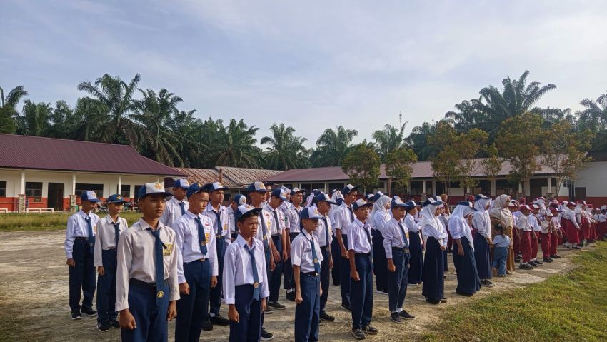 38 Siswa Sekolah Terbuka UPT SMP Negeri 2 Koto Kampar Hulu Laksanakan Pembelajaran di TKB UPT SD Negeri 010 Sibiruang